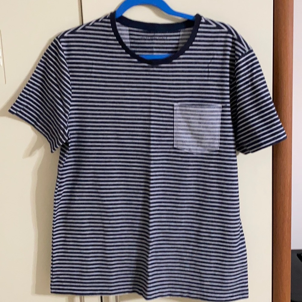 Banana Republic Striped T-Shirt | Large